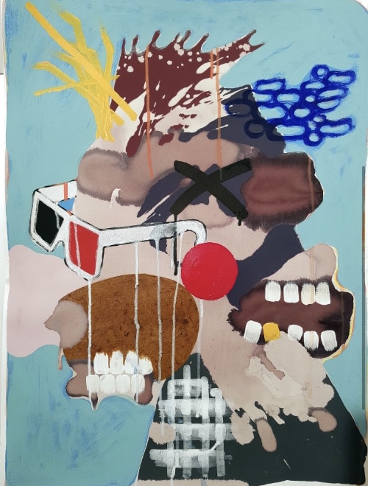thebenoakley's tweet photo. #theebbingcurveofforgetfulness Opens Fri 21st 7pm @thebenoakley #se10 Our 1st Solo in the building with British Painter #DuncanMcAfee Over 30 Originals & fine selection of affordable prints. #portraitsofdrunks #explodingheads #turpsoffsite https://t.co/98ayUtk21Z