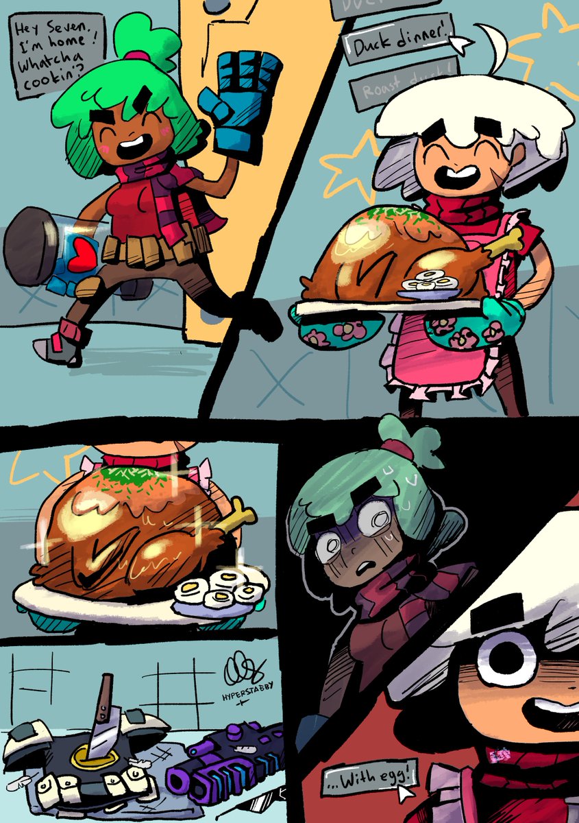 hyperstabby's tweet photo. I recently played the closed beta stress test for Relic Hunters Legend, this thought was stuck in my head afterwards after a chat about duck dinners in their discord server
#relichunterslegend #fanart #pinkyy #seven https://t.co/Rag1dACdu8