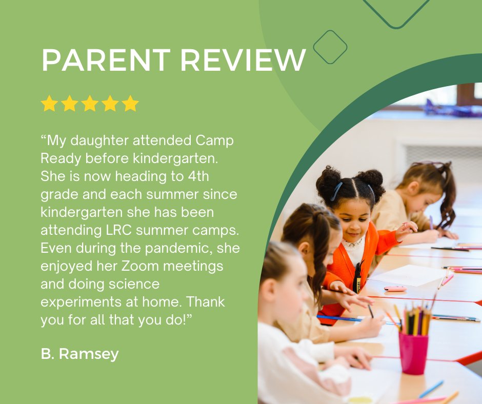 LRCpolk's tweet photo. Thank you so much for sharing your daughter’s experience at our summer camps! https://t.co/wrzDUmXkJt