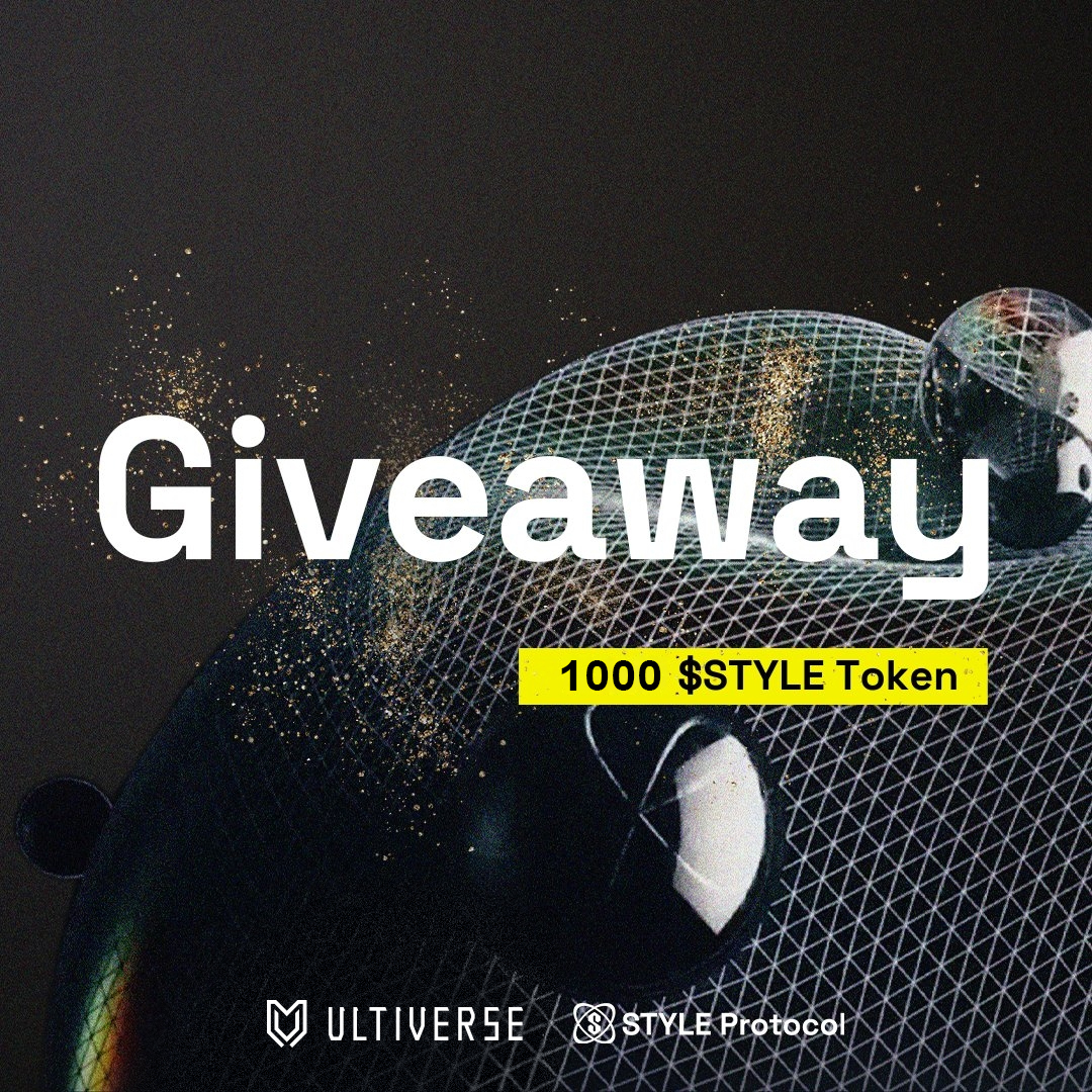 UltiverseDAO's tweet photo. Excited to be official @STYLEProtocol ecosystem partners! 🎉Integrating STYLE infrastructure in #Terminus &amp; #ElectricSheep. 🔥 

Witness $STYLE Launch on 📅April 20th! 🚀 

🥳Follow, like &amp; retweet for a chance to win🎁 200 $STYLE Tokens for 5 lucky winners! 🏆  

#Giveaway https://t.co/8JoE8ZJa34