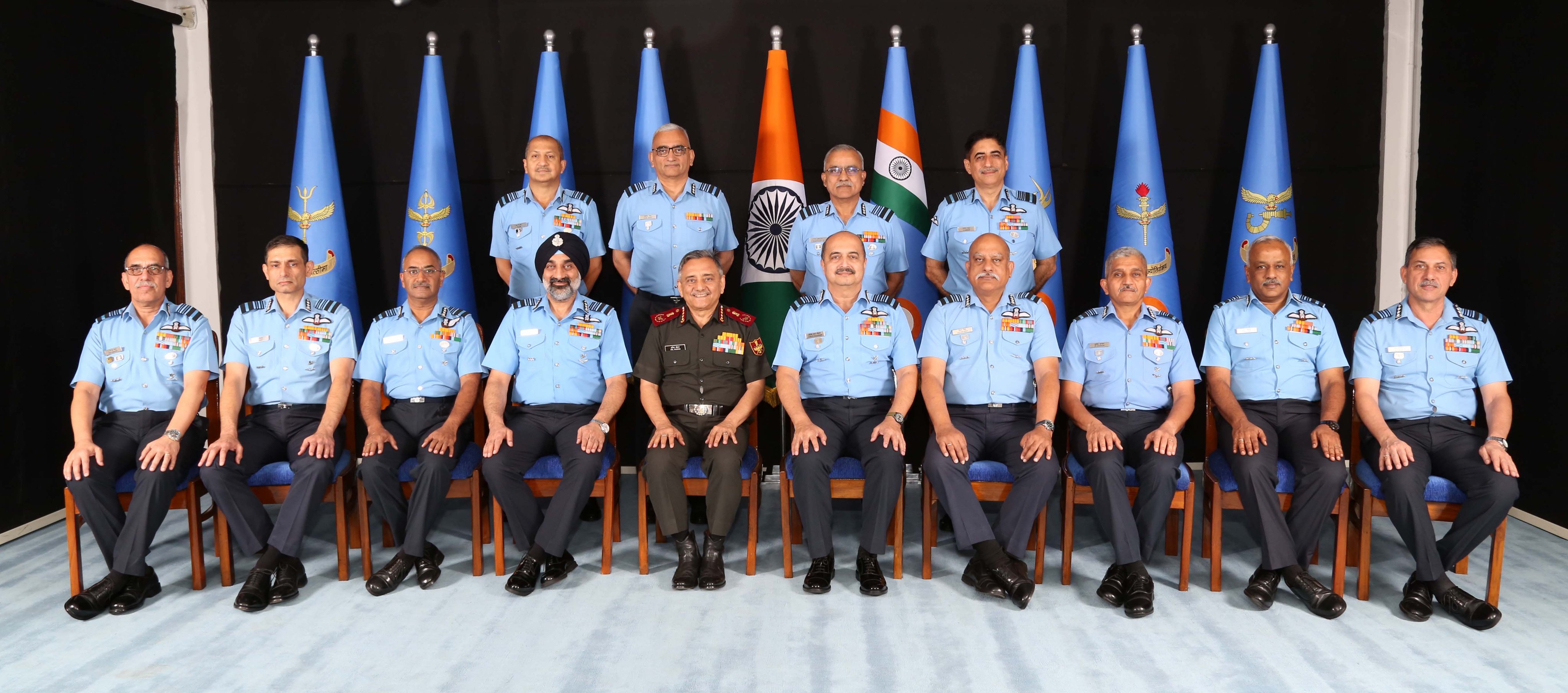Chief of the Defence Staff (CDS) General Anil Chauhan PVSM, UYSM, AVSM, SM, VSM attended the IAF Commanders' Conference (AFCC) at Air Headquarters (Vayu Bhavan)