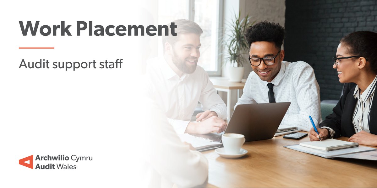 WalesAudit's tweet photo. 📣Would you like to gain some experience of working in a public sector external audit environment?

👀Visit our website to find out more about our Work Placement role: https://t.co/zX3z3tbLB2

#WorkPlacement #Jobs https://t.co/XmV2wk1INC