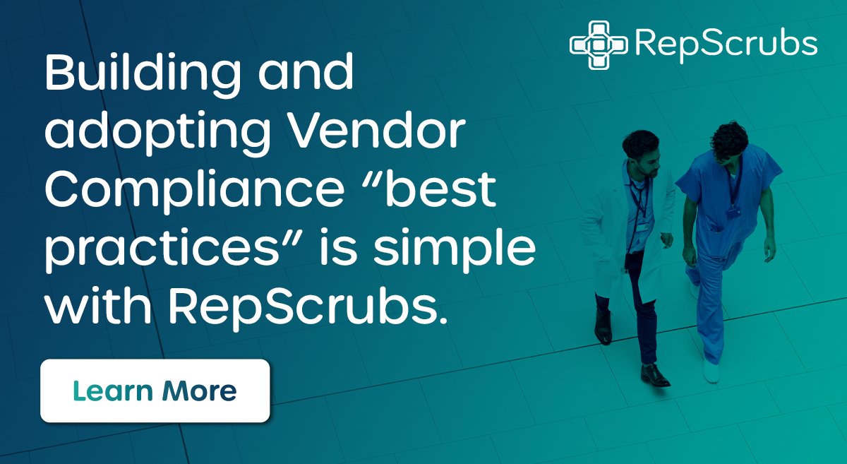 Repscrubs's tweet photo. Building and adopting Vendor Compliance “best practices” is simple with RepScrubs. Learn more: https://t.co/KlRdQiE707 https://t.co/Cji5Iqjmom