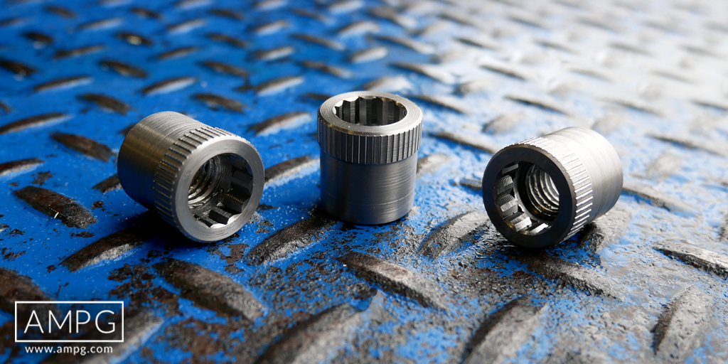 AMPG_USA's tweet image. #AllenNuts, also known as #InsertNuts, are a type of #fastener that is designed to be installed in a tapped hole. They are typically used in tight spaces where a regular #FastenerNut would not fit.
