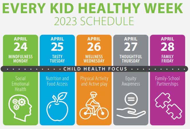 NDS School Meals (@schoolmealsnds) on Twitter photo Next week is #EveryKidHealthyWeek 🍎⛹️🧘♂️Check out some resources from <a href="/Act4HlthyKids/">ActionforHealthyKids</a> on ways to celebrate staying healthy in school & at home! #HealthyKids Next week is #EveryKidHealthyWeek 🍎⛹️🧘♂️Check out some resources from <a href="/Act4HlthyKids/">ActionforHealthyKids</a> on ways to celebrate staying healthy in school & at home! #HealthyKids