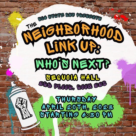 TODAY TODAY TODAYYYY IS BSU THURSDAYYYY ‼️‼️
We linkin’ up today for some good fun 🤩 Make sure to slide through we will be having our Executive Board elections for the 2023-24 school year 🙌🏾