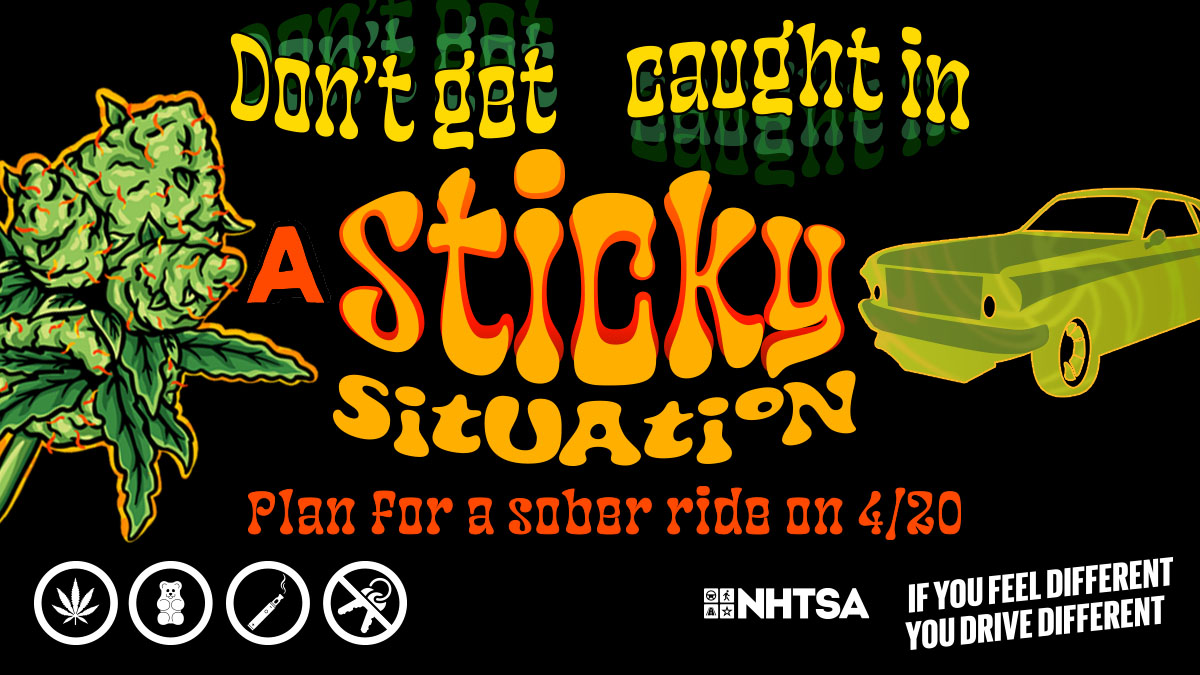 Intoxalock's tweet image. While marijuana may be legalized in some states, it is still illegal to drive high. In 2019, 49% of drivers who were killed in crashes and were tested for drugs, tested positive. @NHTSAgov 

This #420, call a sober ride home. #ImpairedDriving #DrugImpairedDriving #NHTSA