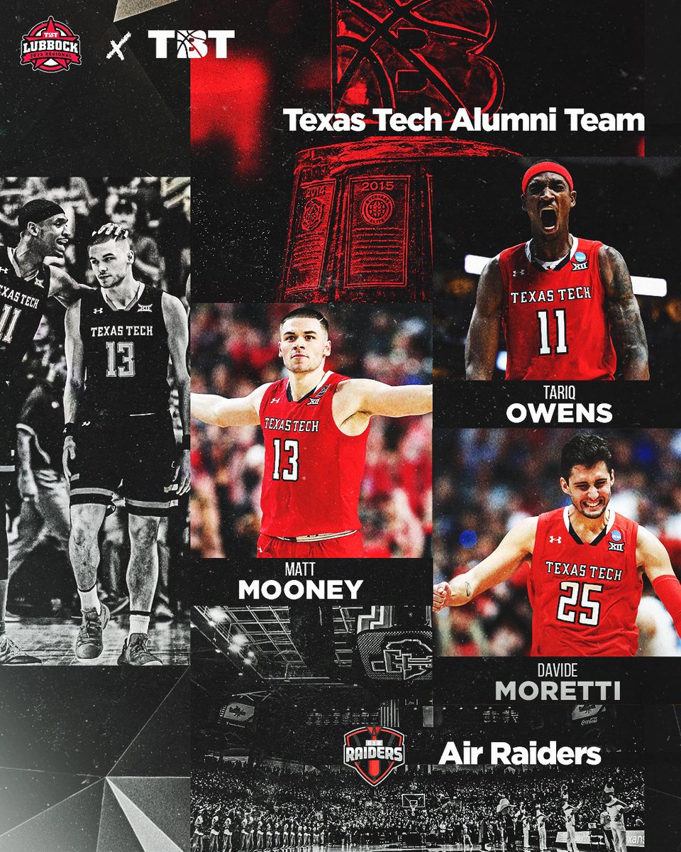 The first 3 commitments for @airraiderstbt💥🏀 1. Matt Mooney 2. Tariq Owens 3. Davide Moretti 🗣️GET EXCITED LUBBOCK, WE ARE COMING TO YOUR CITY!