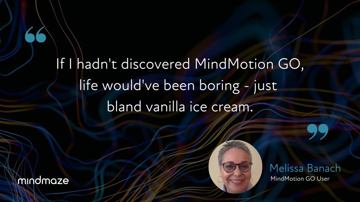MindMazeTx's tweet image. MindMotion GO came into Melissa’s life right when she needed it most.

After undergoing treatment for sarcoma in her upper leg left her permanently handicapped, she utilized little technology to regain her mobility and independence: bit.ly/3N7LiGe