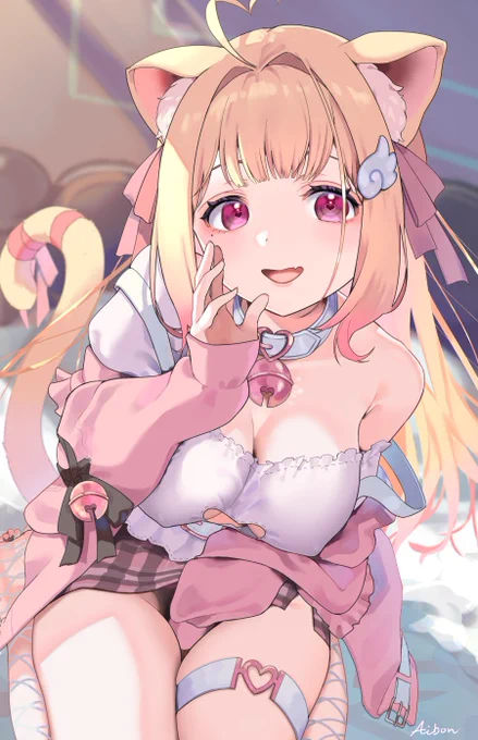 猫羽かりんちゃん描かせていただきましたリクエストありがとうございました! #かりにゃ～と 