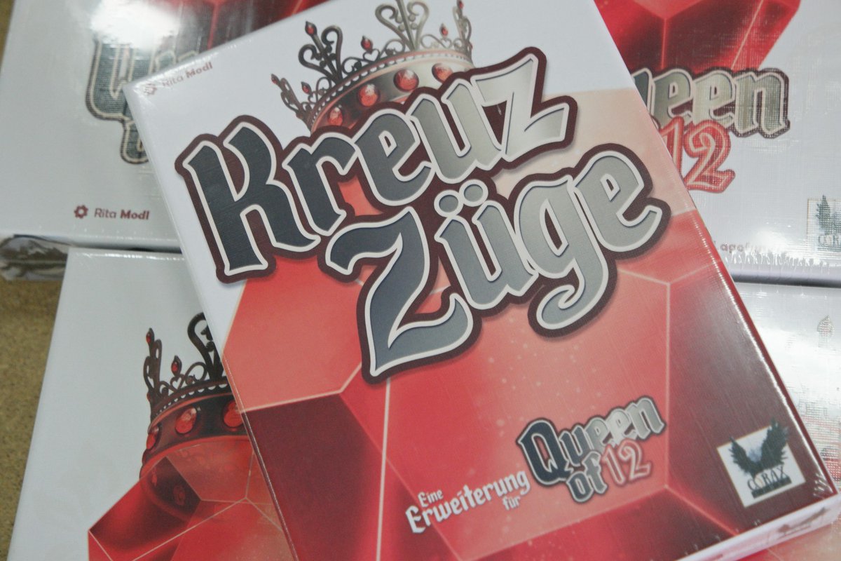 SpieleTaxi's tweet image. Vor kurzem traf bei uns Queen of 12 von Corax Games bei uns ein und schwups, ist auch die Erweiterung "Kreuzzüge" bei uns erhältlich.

SpieleTaxi.de/Queen-of-12-Kr…

#Corax #Queenof12 #brettspiel #boardgames #boardgame #boardgaming #boardgamer #gesellschaftsspiele #gesellschaftsspiel