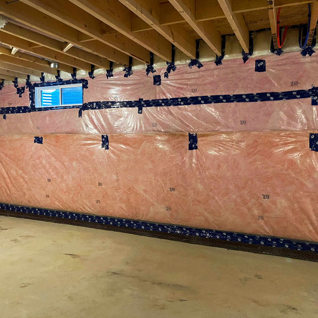 Home builders: by having insulation professionally installed, we can create homes that minimize heat loss, maximize comfort, and lower energy bills.

Our services include blanket wrap, pictured here, which is a great solution for a continuous thermal, air, and moisture barrier.
