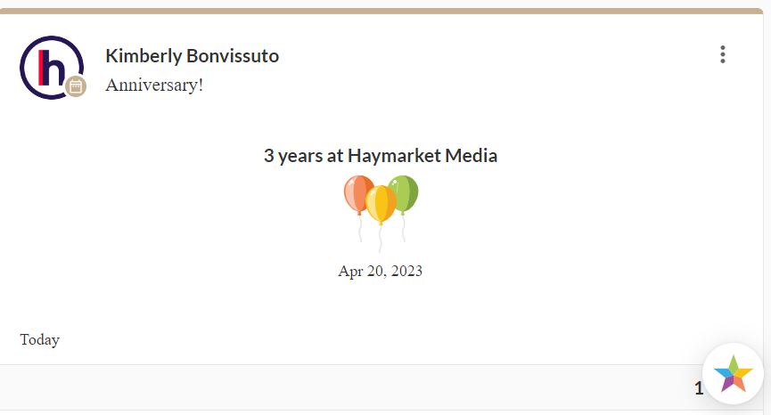 Woke up to this message from HR today. Nice way to start a Thursday.