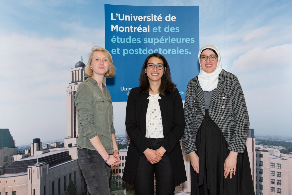 LesSaisonsESP's tweet image. Concours Science POPxUdeM 19 avril! Félicitations à Clara Ziane, gagnante du défi de valorisation et du prix du public, à Hadjer Dahel, gagnante du défi de vulgarisation et à Soraya Paquereau-Gaboreau, gagnante du prix du public du défi de vulgarisation. #sciencepop @ircm_mtl