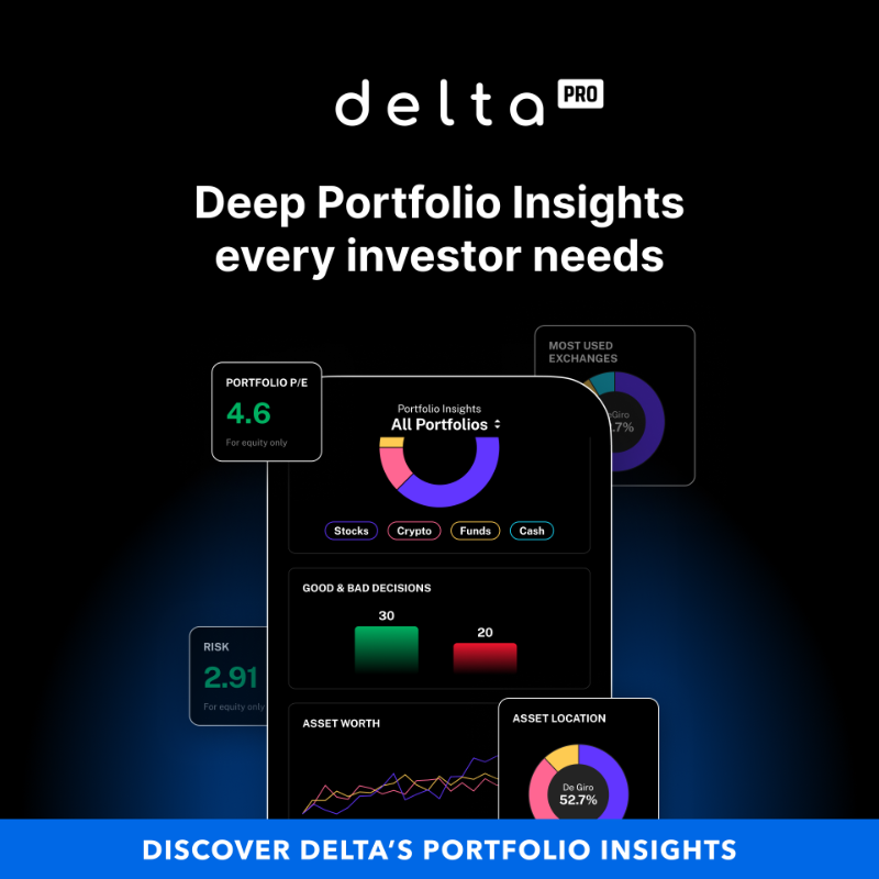 getdelta's tweet photo. 📊 Get the most profound and accurate investment portfolio analysis.

Open Delta Investment Tracker to get started 👇
