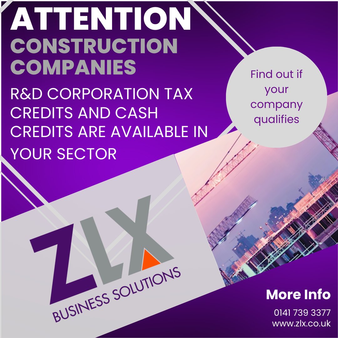 We work with many construction related businesses and our specialist team of experts can help you ensure that your business is fully supported with your next R&amp;D Claim submission.
#business #success #investment #innovation #help #team #construction #tax #cash #cashcredits #refund