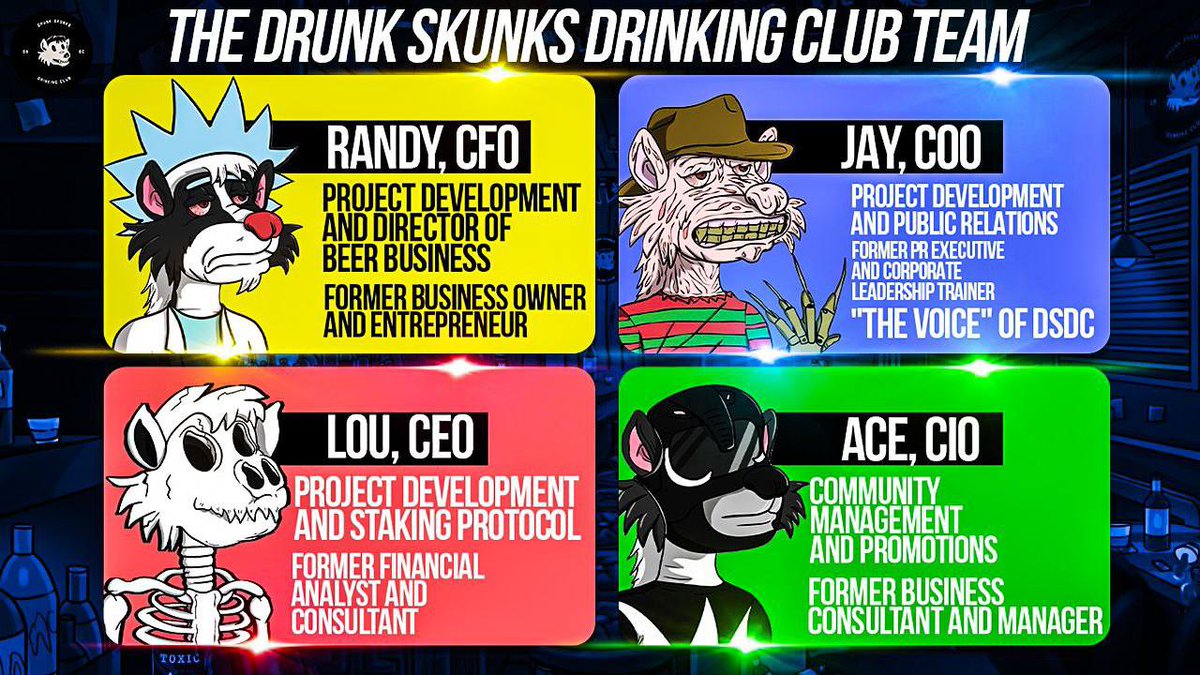 drunkrandyDSDC's tweet photo. @CryptoMiners_Co Meet the DSDC team! #BSC #crypto https://t.co/Td0cv9TZjN