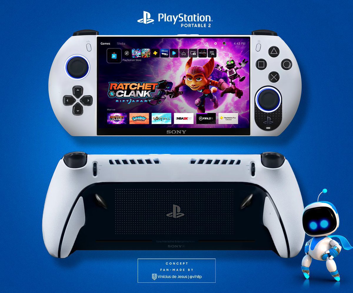 battle4playcom's tweet photo. ¿Os gustaría una Playstation Portátil nueva como este concepto? 🎮 https://t.co/k4Mz8UR4rU