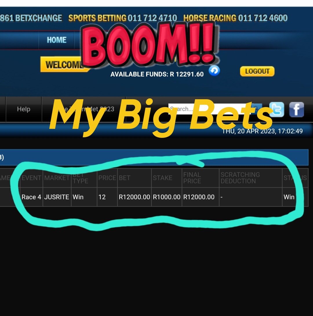 MyBigBets1's tweet photo. ๐๐ป๐๐ฟโโ๏ธ๐R12 000 T0 R1000๐๐ป๐๐ฟโโ๏ธ๐
๐ฅ๐ฅโจ๏ธMASSIVE BOOMSโจ๏ธ๐ฅ๐ฅ
๐ฐ๐๐ปEXOTICS TO BOOM THIS WEEK.....๐๐ฒ๐ฒ๐ฒ๐ต๐ต๐ต๐ธ๐ธ๐ธ
#grace #mybigbets1 #mybigbets #winning #thursdayvibes #SolarEclipse #HORSEBREEDING #HorseRacingTips #justrite #BetterTogether #boom #gistlover #money #boom #betway https://t.co/Sl3BEgVLqX