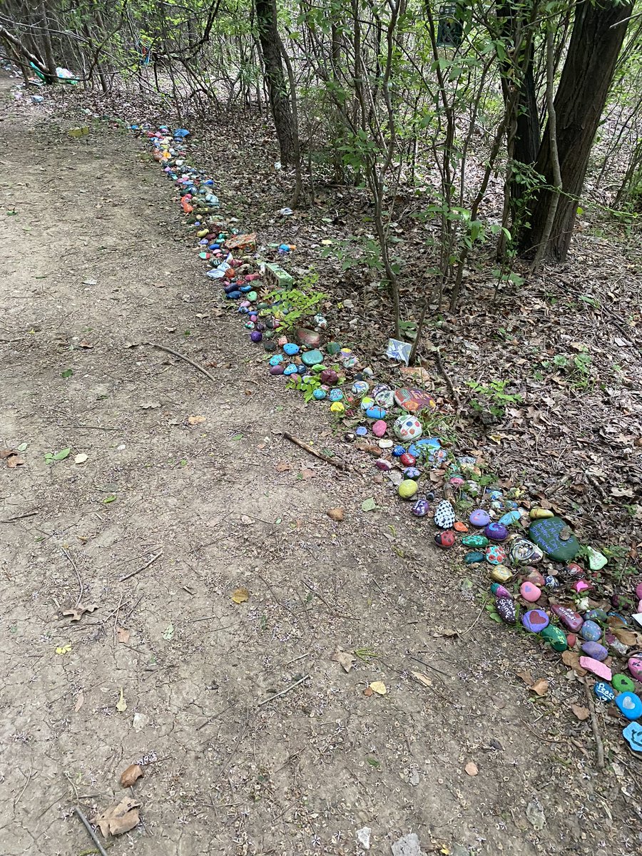 Thank you for everyone who painted rocks at the workday. We added so many to the trail!!