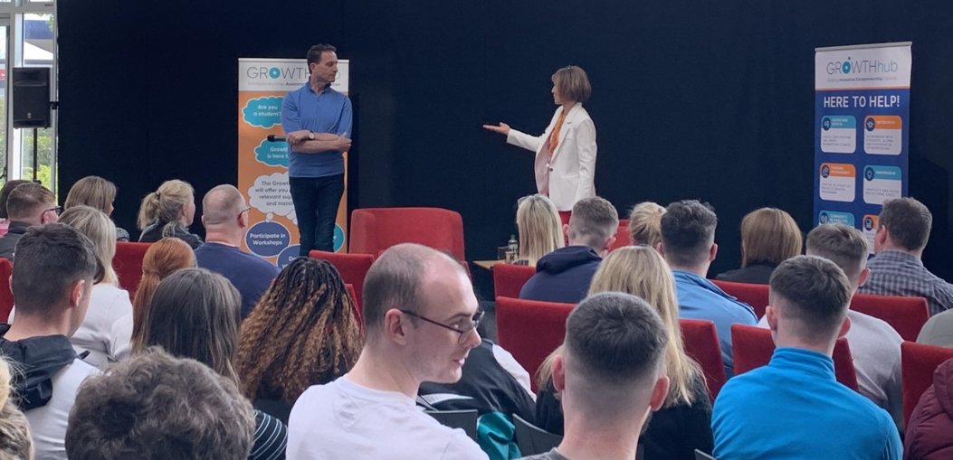 growthhubsetu's tweet image. We would like to thank Terry Clune, CEO of CluneTech for taking part in our final GROWTHhub guest speaker event this semester.
#GROWTHhub #enterprise #clunetech #taxback #guestspeakerseries #getinvolved