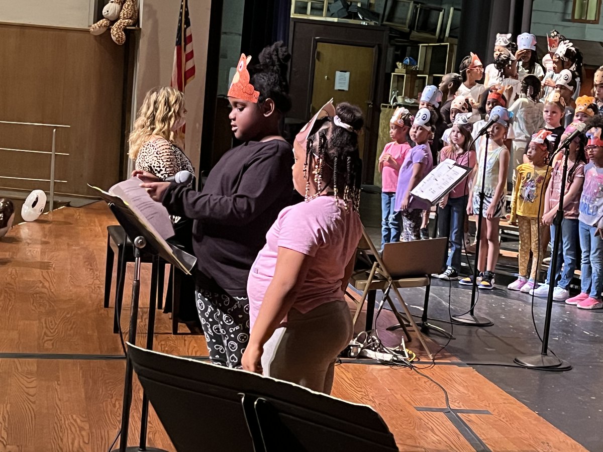 BedfordCSD's tweet photo. F1st-graders at @BCSDCentral  presented their spring musical, "It's a Jungle Out There," for the school Thursday morning in the BHS Auditorium.
The program for parents begins at 7 tonight (at the high school.
The program is directed by teacher Shawn Buttrill.
#BCSDCares #WeAreOne https://t.co/oNUOrZL9Fo