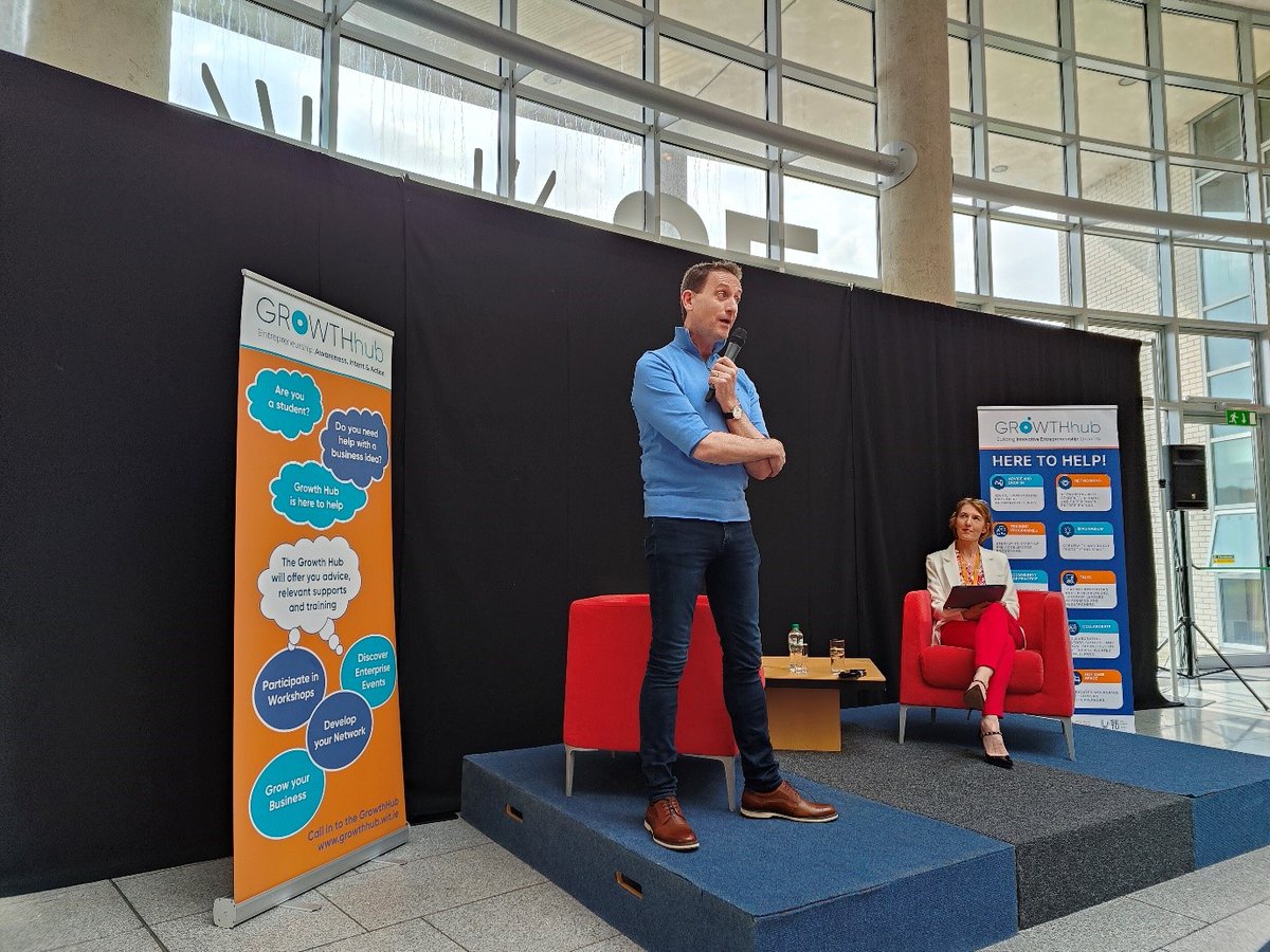 growthhubsetu's tweet image. We would like to thank Terry Clune, CEO of CluneTech for taking part in our final GROWTHhub guest speaker event this semester.
#GROWTHhub #enterprise #clunetech #taxback #guestspeakerseries #getinvolved