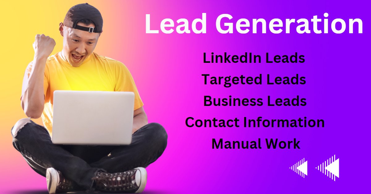 Looking for high-quality B2B leads? Look no further! With my B2B lead generation gig, you'll get access to top-notch leads that are tailored to your specific needs.
My Fiverr gig link-lnkd.in/gkmhwdaW
WhatsApp-01403-014026

#email  #leadb2b #b2bleadgeneration #b2bmarketing