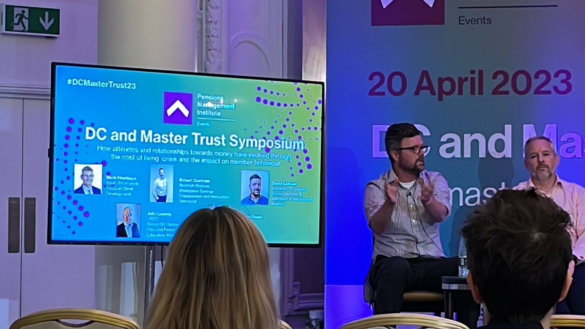 David Latham talking to the total nub of the issue - have we lost sight of the purpose of pensions?! What is the purpose of a pension, and what is it to the person who is saving? #PMIMasterTrust23