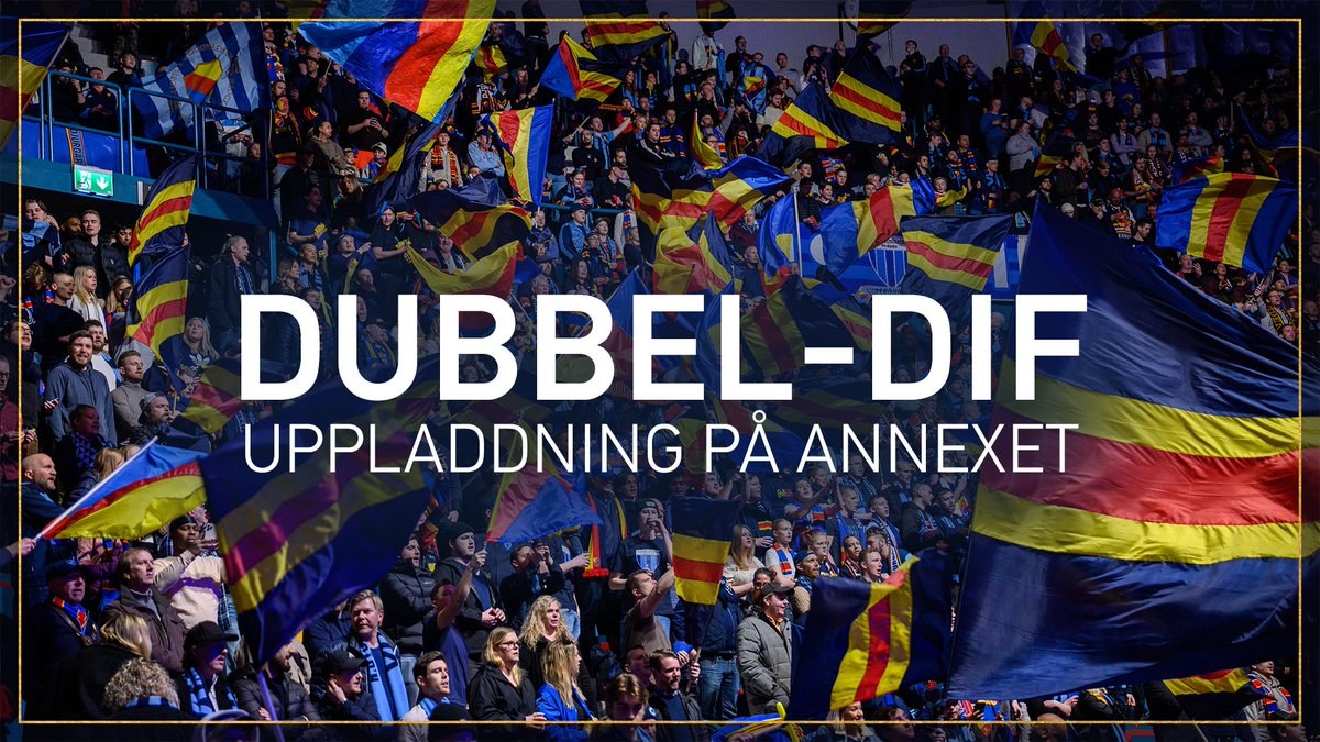 Dubbel-DIF med både fotboll, hockey och en gemensam Djurgårdsfest!

Tillsammans med DIF Fotboll öppnar vi på söndag upp Annexet för uppladdning från 12:00 och fram till 18:00. Upplev en heldag med dina Djurgårdsvänner!

🔗 DIFHockey.se

💛❤️💙
#DIFHockey #AlltidOavsett