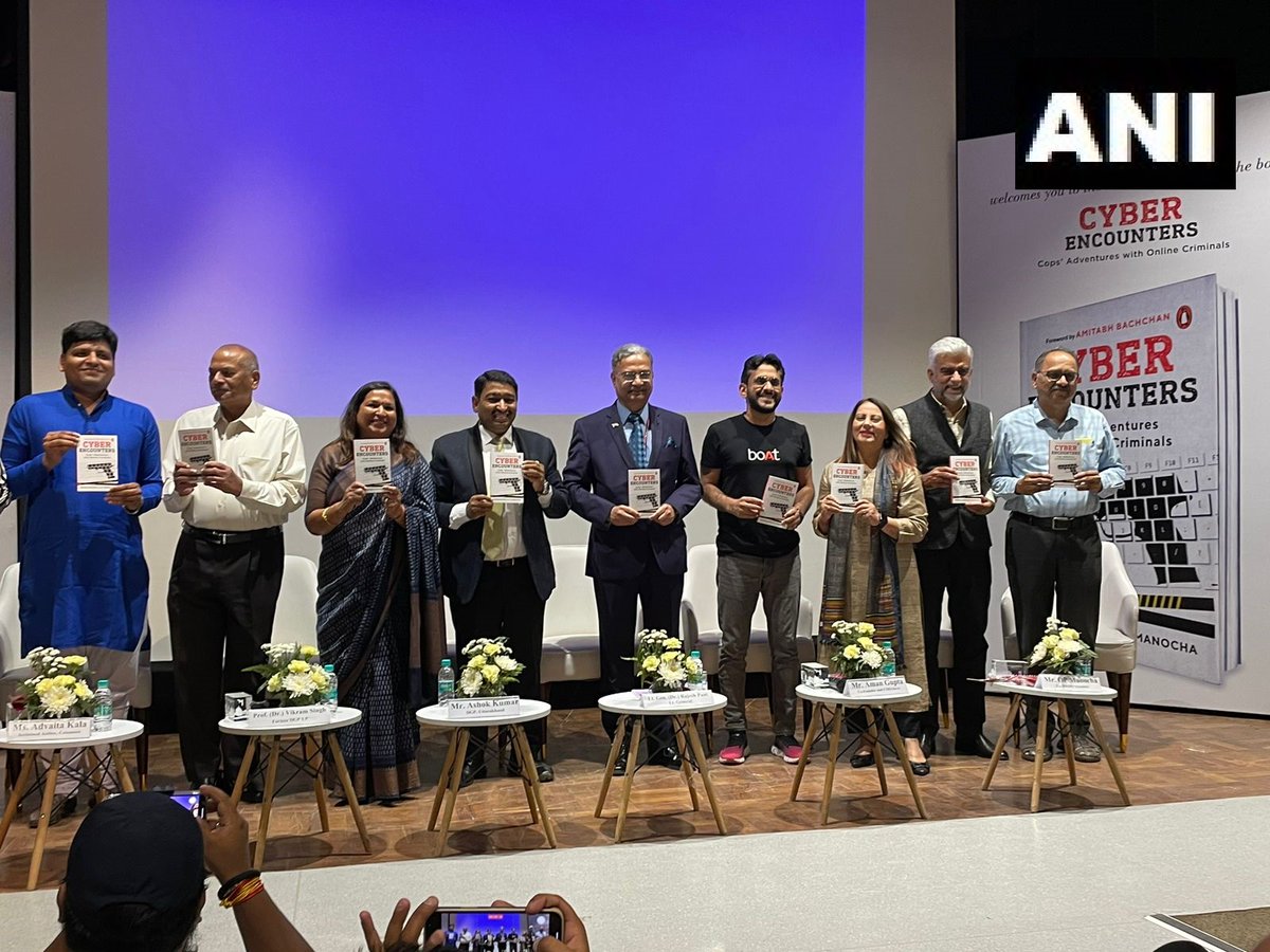 The book 'Cyber Encounters', written by Ashok Kumar, DGP, Uttarakhand, and co-authored by OP Manocha, Ex-DRDO scientist was released at an event in Delhi.