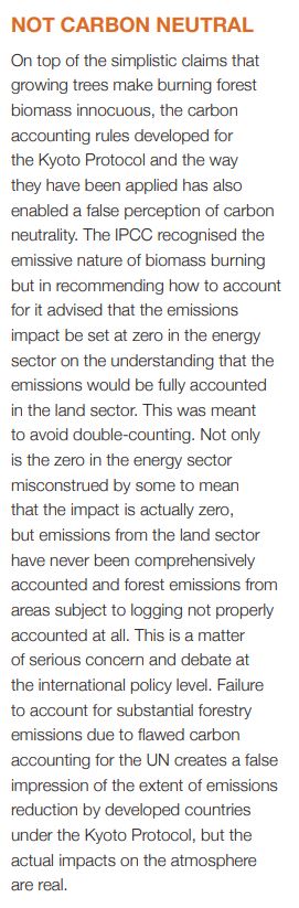 Compact explanation of what is wrong with the accounting of WOOD BURNING as CO2 neutral.

Politicians and wood lobbyists insist on this serious error to push their agenda.

#stopfakerenewables #holzofengate #woodgate

forestsandclimate.org.au/cms/wp-content…