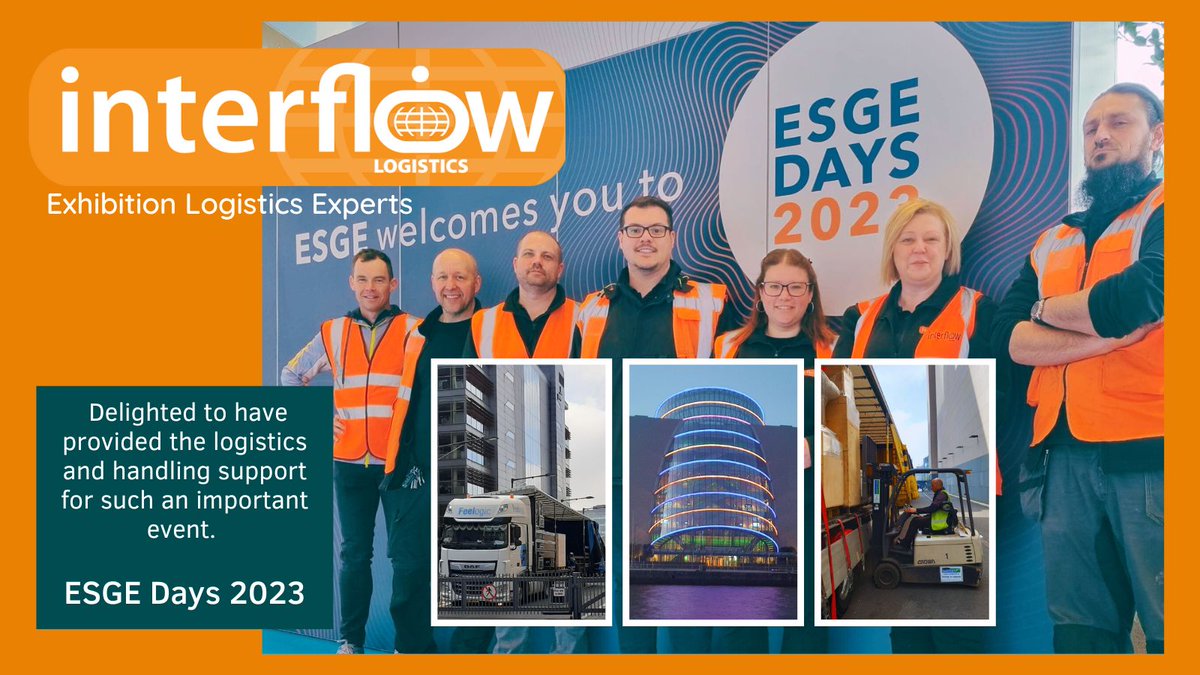 Today is the first day of #ESGEDays2023 congress after 2 full days loading #cargo at @theccd. It’s going to be a very impressive event. @esge_news Thank you @interflowlogis team with our partners @expo_total  #freight #liftingsolutions #medicalevents #eventlogistics #eventprofs