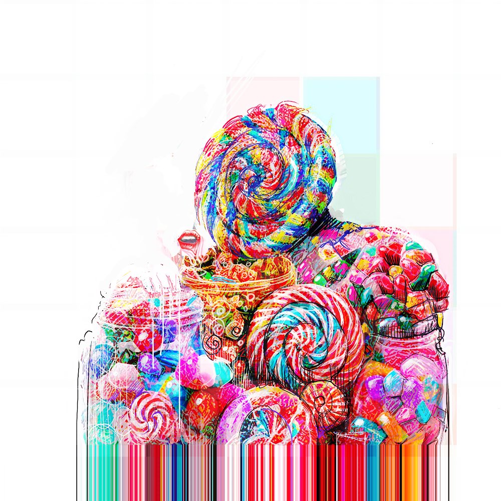 Candy feat. <a href="/brewedupjoe/">J/O/E</a> is available on all digital platforms TONIGHT at MIDNIGHT 🍭 Follow us on Spotify and make sure you don’t miss it 🛸

Artwork by @leeonlean ☁️