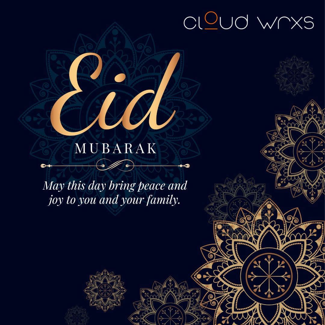 cloudwrxs's tweet photo. May the blessings of Allah fill your life with happiness and open all the doors of success now and always.
Wishing you a blessed and happy Eid al-Fitr - Team cloudwrxs

#EidMubarak #EidMubarak2023 #HappyEid #RamadanMubarak #Eidalfitr2023 #Eidcelebration🎉 #Eid2023 #cloudwrxs https://t.co/1QsKevYXC0