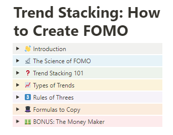 realLiamGill's tweet photo. Wish you could create FOMO around your company, product or service?

It turns out there is a scientifically proven way to create FOMO.

It's called trend stacking!

RT + Reply and I'll DM* you my Trend Stacking Guide (FREE for only the next 24h)

*Must be Following https://t.co/QYCTvYXFNv