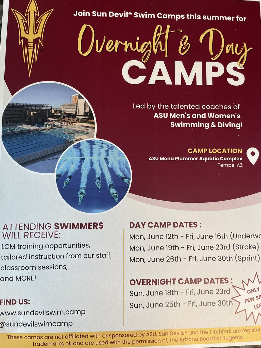 SwimCoachRachel's tweet photo. Only 12 overnight slots remaining. See ya this summer! https://t.co/uLWAk8Z8Y2 https://t.co/auxUBeTtJv
