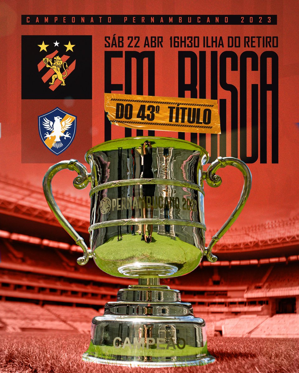 sportrecife's tweet photo. 🔥🏆 #EmBuscaDo43º https://t.co/SAgRfYfCHO