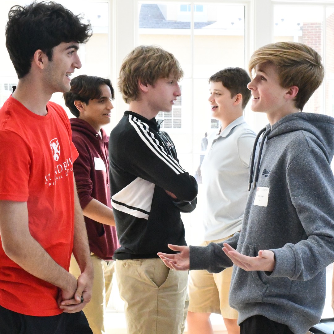 SAES's tweet photo. We welcomed some of our newest Upper School Lions yesterday for get-to-know-you games as well as tours to familiarize them with campus. Thank you to our Upper School student leaders who took the time to make connections with classmates who will join them next year. #Ready2Roar https://t.co/3yZTYdyiiR