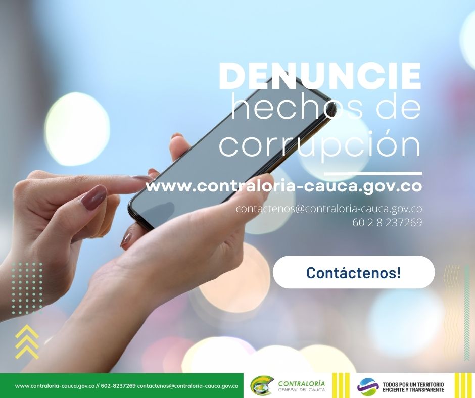 CGC_cauca's tweet image. No deje que la corrupción prospere en la comunidad caucana: denuncie en contraloria-cauca.gov.co.