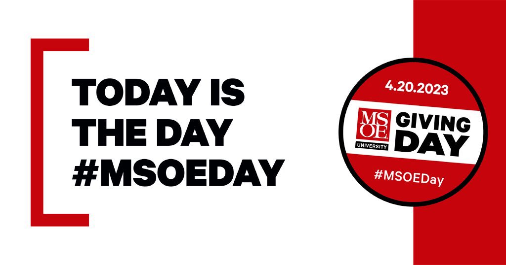 Today is MSOE Giving Day! Support MSOE and Raiders Men’s Basketball by making a gift today! Donations made to MSOE men’s basketball will be matched dollar for dollar, and the athletic team with the most donors will receive an extra donation. Help support MSOE! #MSOEDay