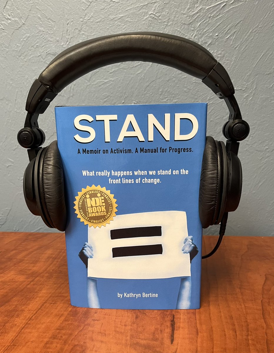 KathrynBertine's tweet photo. First day in the recording studios! 6 hours reading, 9 chapters down. Harder than it looks &amp; loving this new experience. Thank you, @Spotify. So stoked you’ve launched an audiobook market &amp; proud to be one of your first acquisitions. 

STAND coming in July. Stay tuned. #TeamSTAND https://t.co/W7ccTdBhuE