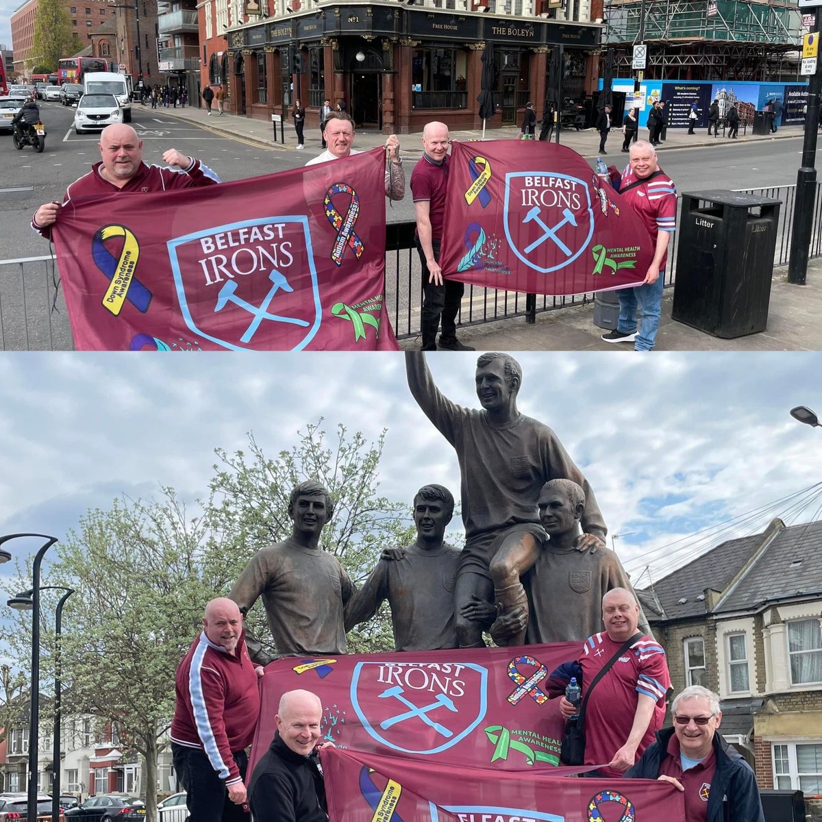 We’re on a European tour!! #coyi #BelfastIrons #WHUFC ⚒️🫧⚒️