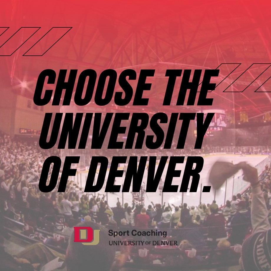DUKineSport's tweet photo. Transform your coaching career with @UofDenver online MA in Sport Coaching and Strength and Conditioning certificates. Take your coaching skills to the next level with our expert faculty and cutting-edge curriculum. Join us and revolutionize the world of sport! #DUCoach https://t.co/ly21ehF7we