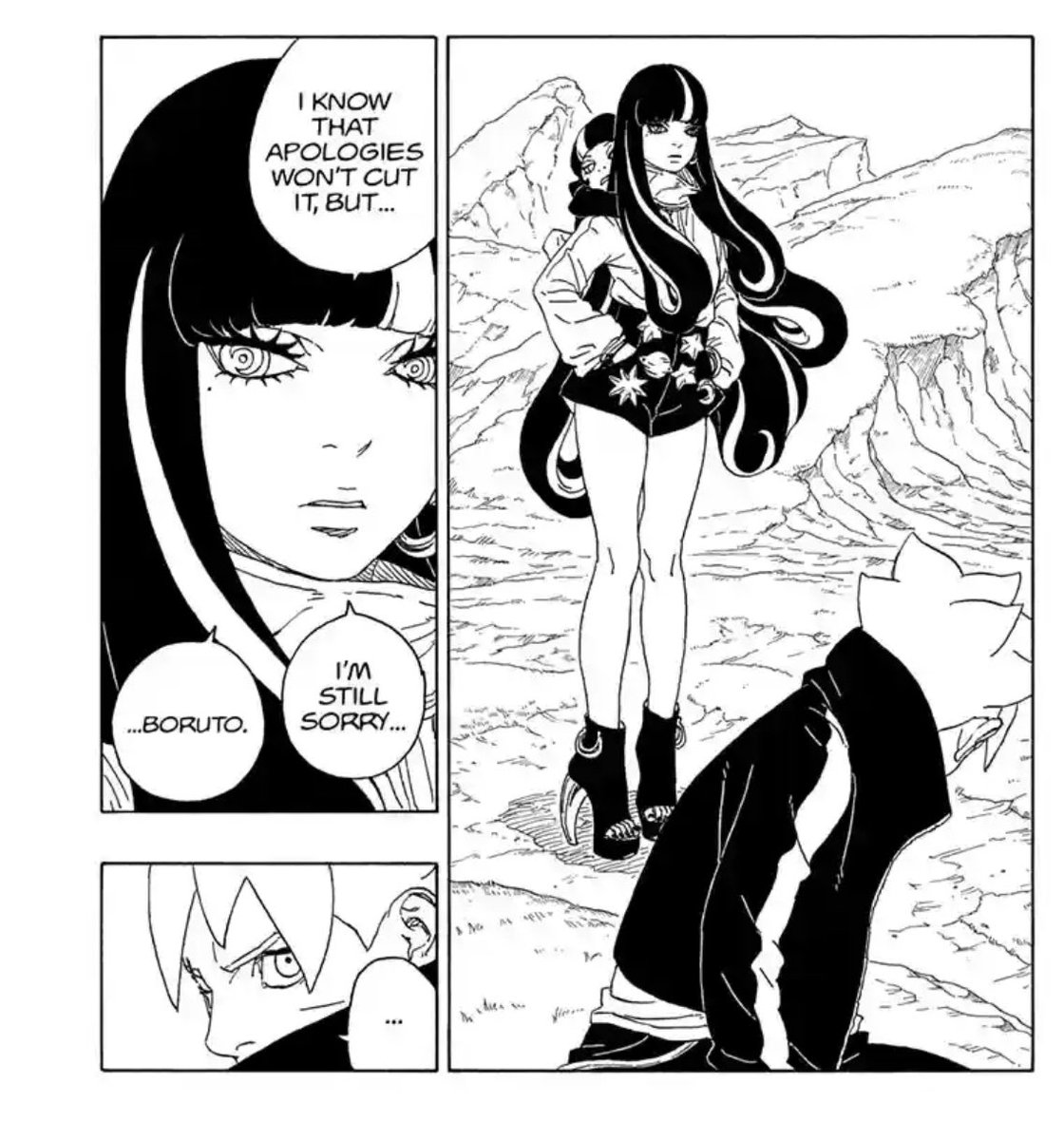 oh….she actually came to apologize… 