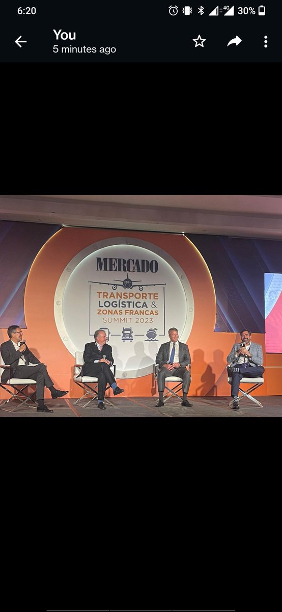 FDominguez1986's tweet photo. Quisiera agradecer a la @mercadorevista por la invitación a participar en el Summit de Transporte, Logística y Zonas Francas. 
Excelente foro para compartir de las innovaciones del sector y continuar aportando. https://t.co/nCUZHpE0HM