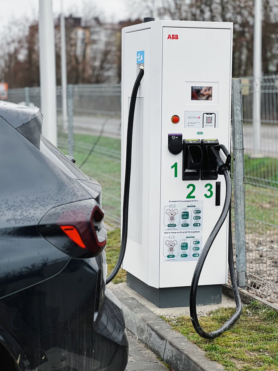 GoToUgreen's tweet photo. Due to our partnership with the official #BMW dealer, a new fast charging location with a certified 120 kW @ABBelec charger has been launched! The charger is connected to the GO TO-U software⚡️ https://t.co/VswCJ50CIp