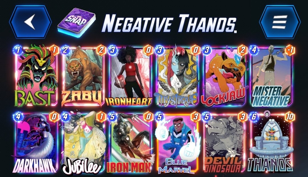 Thanos - Marvel Snap Cards