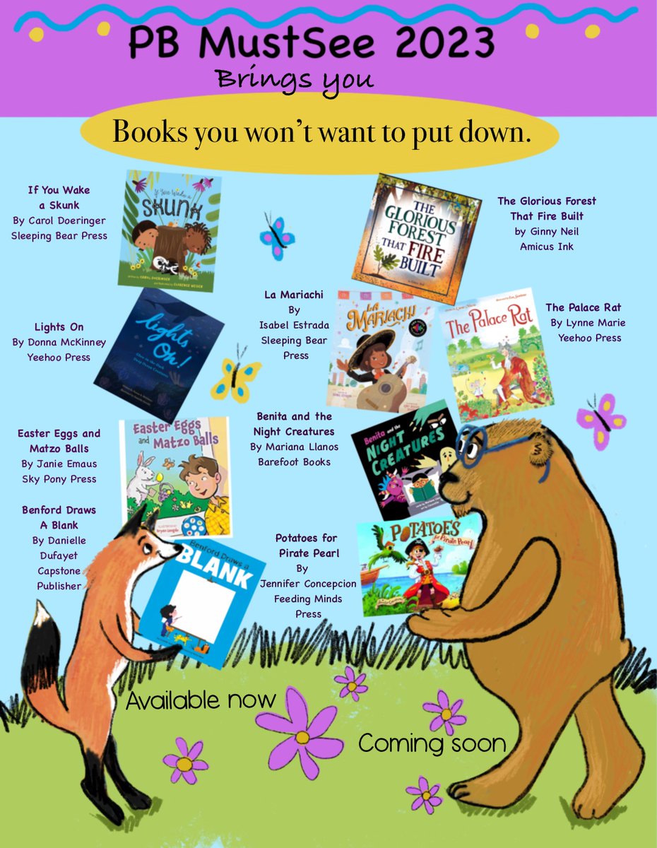 What a great group of writers to be associated with. And what a great group of fiction and non-fiction books. @pbmustseePBMustSee #teachertwitter #picturebooks #librarytwitter #steamlearning #steampb #naturelearning #folklore #artteachertwitter #steamteachertwitter