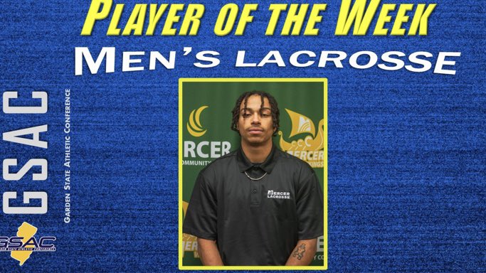 Congratulations to Luke Vando (Attack / Pennsbury HS, PA) for being named the Garden State Athletic Conference Men’s Lacrosse Player of the Week! #MercerMLax #MovingYouForward #MercerMade #RollVikes #PositiveVibesOnly region19.org/sports/mlax/20…